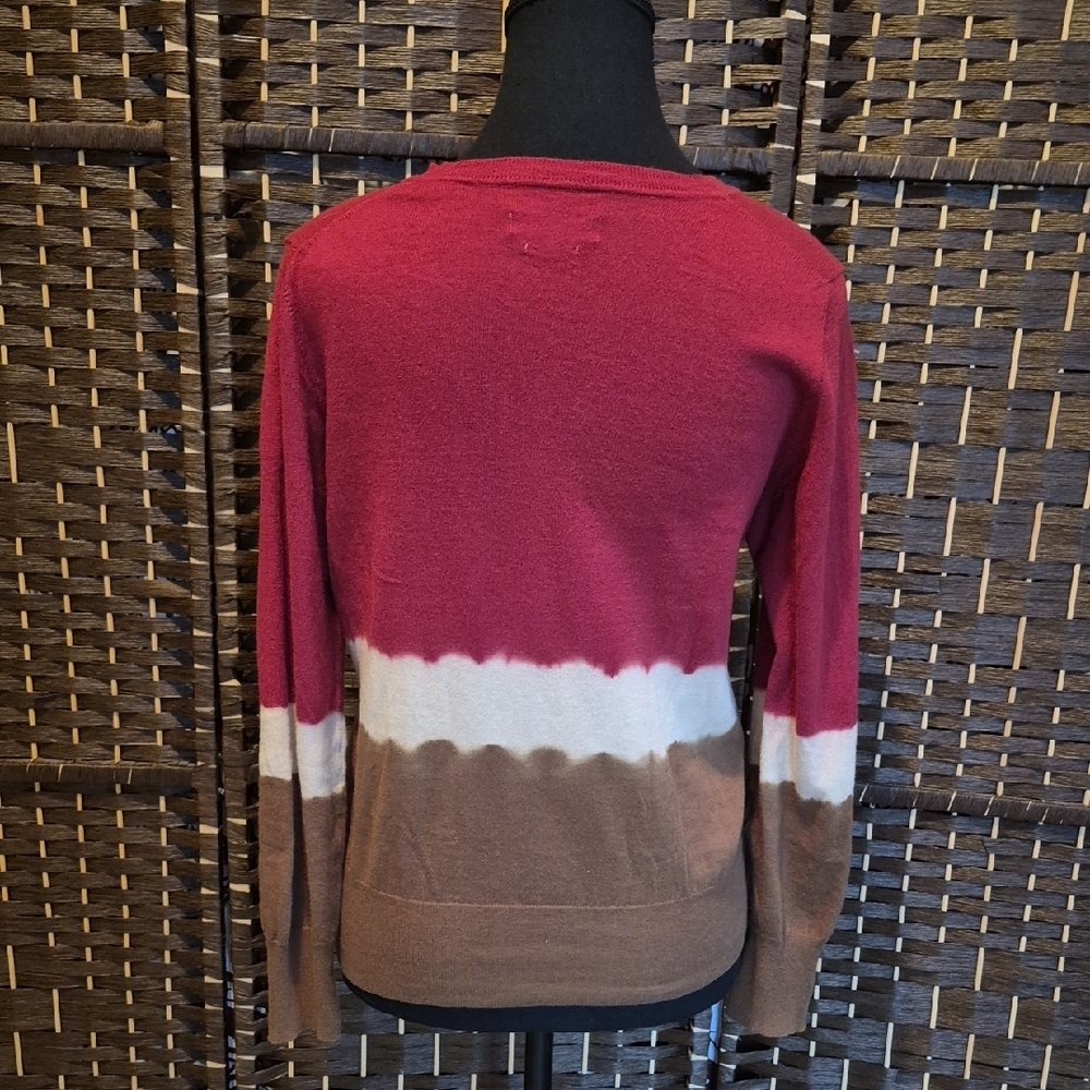 Isabel Marant Red and Brown Cardigan Sweater - Picture 4 of 7